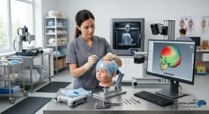 ساخت کلاه اختصاصی Helmet Therapy بر اساس اسکن سه بعدی جمجمه نوزاد