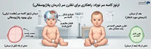نحوه عملکرد Helmet Therapy در اصلاح فرم جمجمه نوزاد